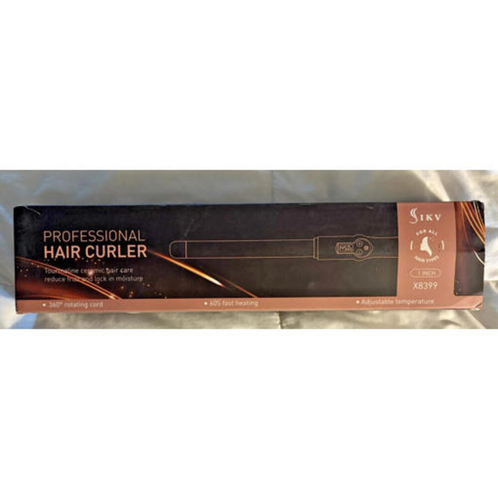 IKV 1” Professional Hair Curler in Rose Gold